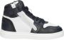 KEQ Jongens veterschoenen Hoog blauw - Thumbnail 1