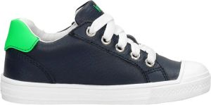 KEQ Jongens veterschoenen Laag blauw
