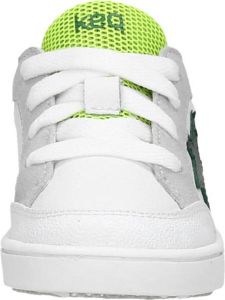 KEQ Jongens veterschoenen Laag wit