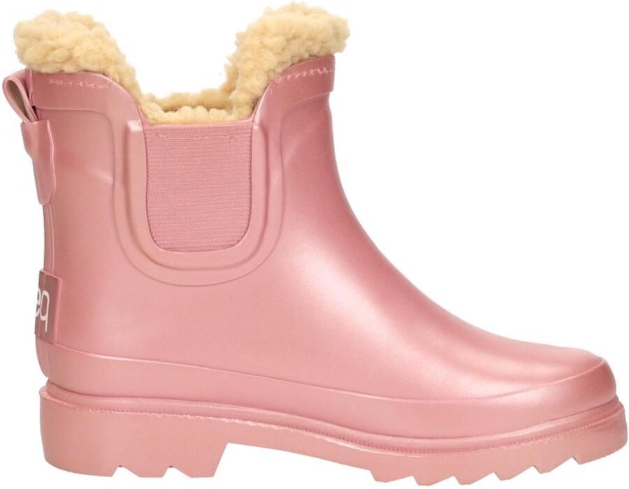 KEQ Chelsea Rainboots Fur Kinderlaarzen Roze