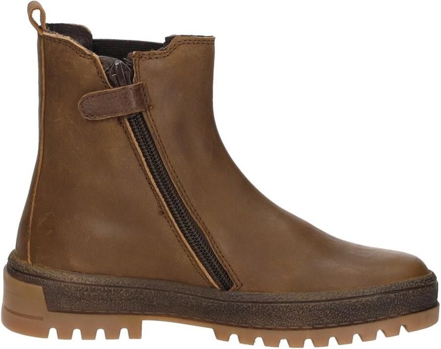 KEQ Enkellaarsjes Cognac