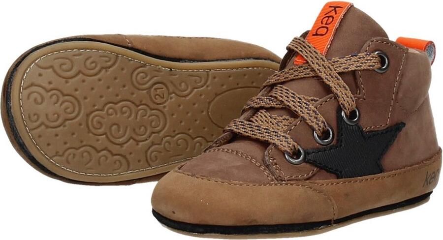 KEQ Jongens Baby schoentjes Jongens Baby schoentjes cognac - Foto 13