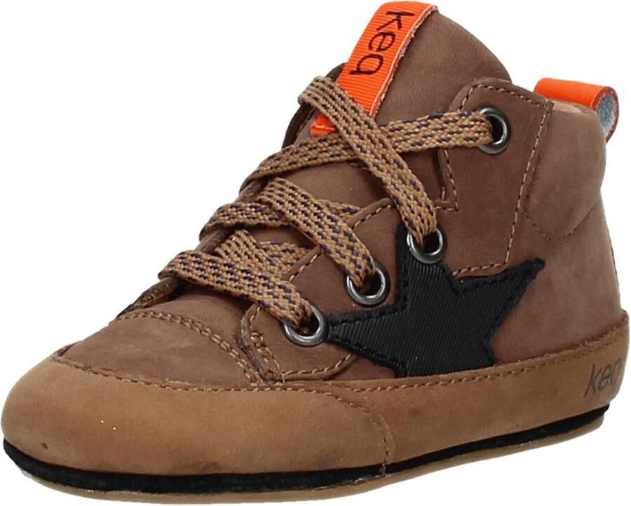 KEQ Jongens Baby schoentjes Jongens Baby schoentjes cognac