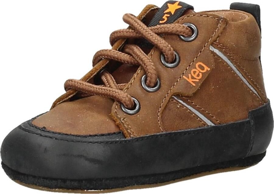 KEQ Jongens Baby schoentjes Jongens Baby schoentjes cognac - Foto 5