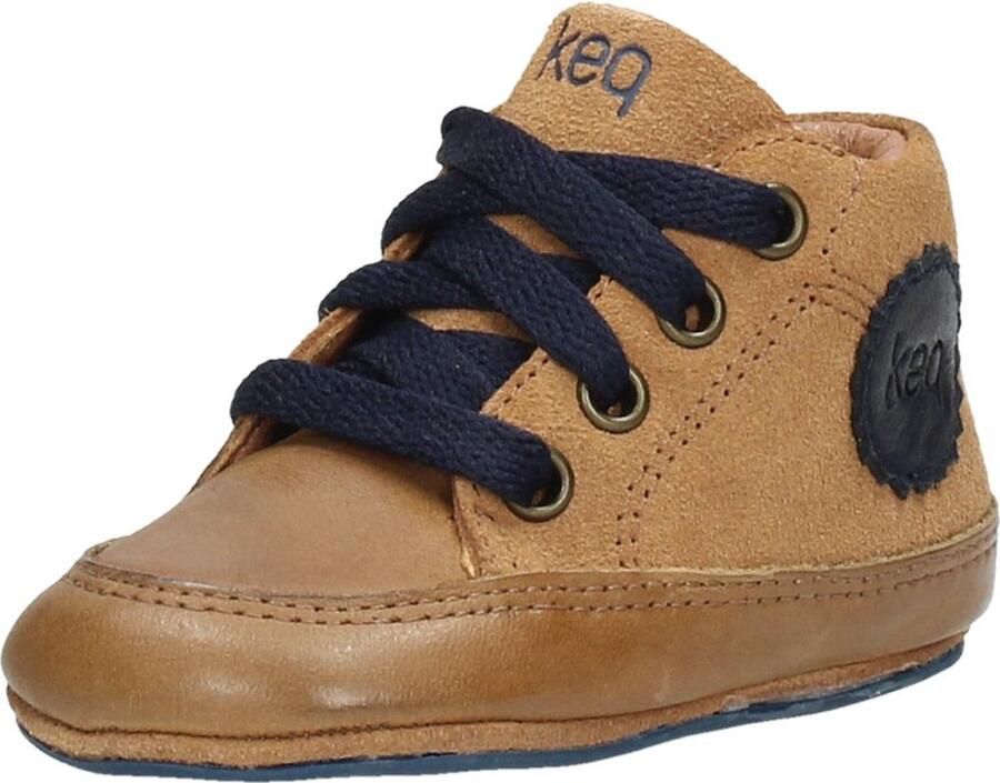 KEQ Jongens babyschoentjes Jongens Baby schoentjes cognac - Foto 2