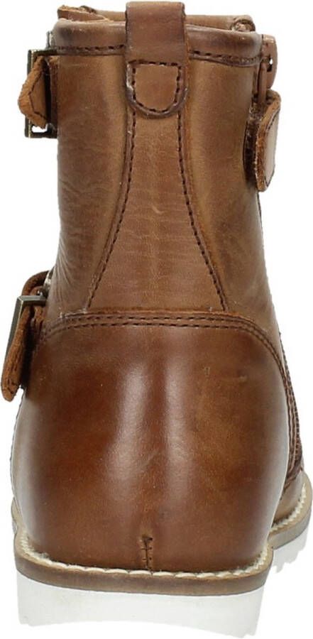 KEQ Jongens enkellaarzen Enkellaarsjes cognac - Foto 4