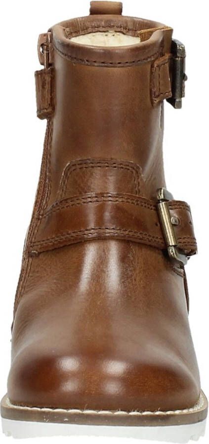 KEQ Jongens enkellaarzen Enkellaarsjes cognac - Foto 5