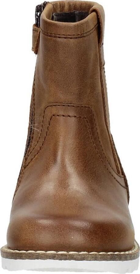 KEQ Jongens enkellaarzen Enkellaarsjes cognac - Foto 4