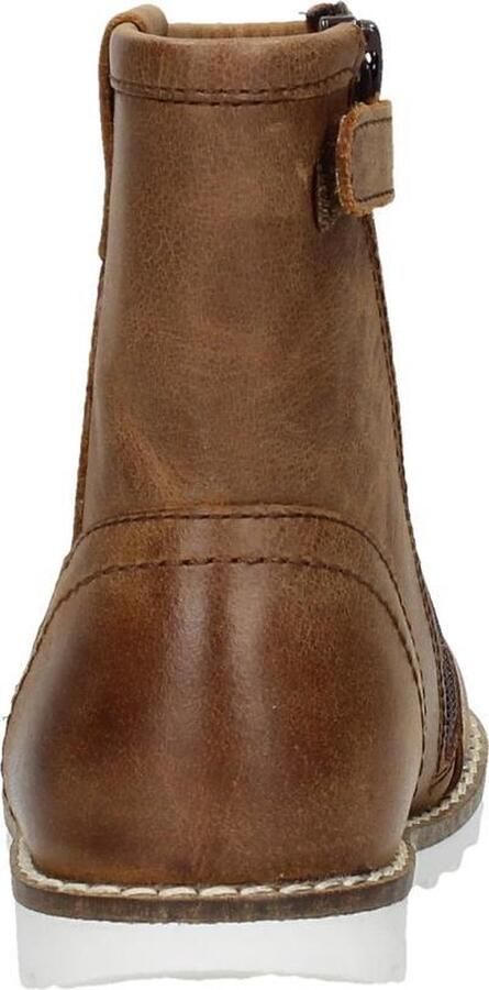 KEQ Jongens enkellaarzen Enkellaarsjes cognac - Foto 5