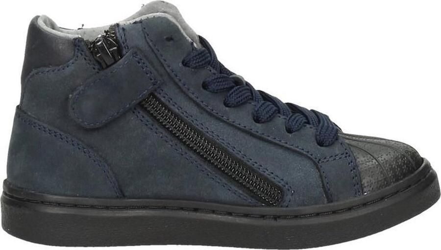 KEQ Jongens veterschoenen Hoog blauw - Foto 3