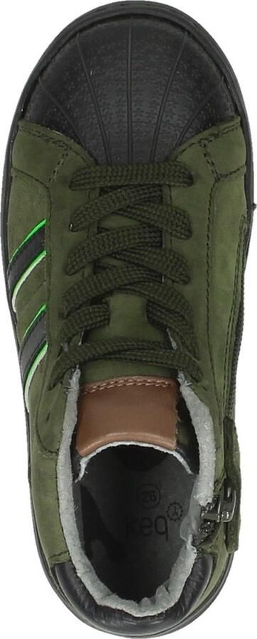 KEQ Jongens veterschoenen Hoog groen - Foto 6