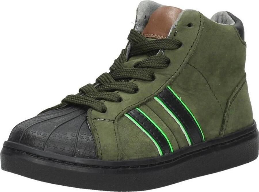 KEQ Jongens veterschoenen Hoog groen - Foto 2