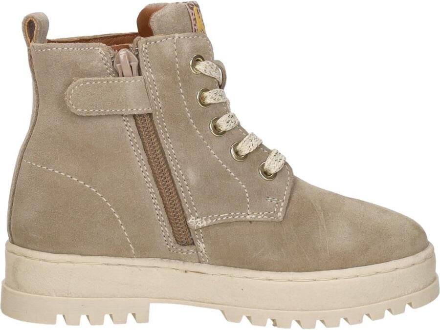 KEQ Veterschoen hoog Veterschoen hoog Beige