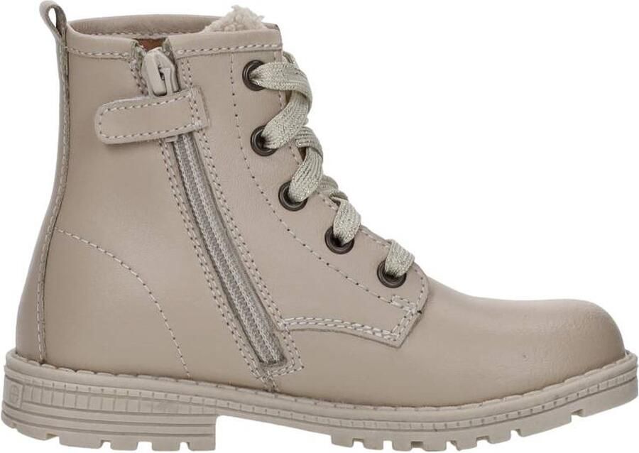 KEQ Veterschoen hoog Veterschoen hoog beige - Foto 2
