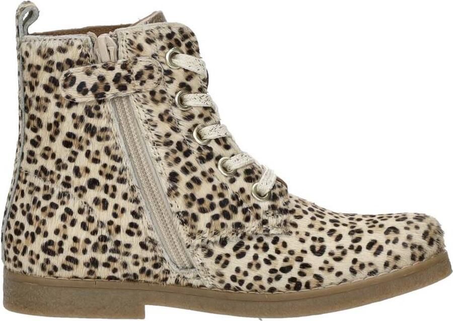KEQ Veterschoen hoog Veterschoen hoog Beige