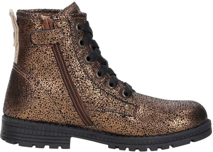 KEQ Veterschoen hoog Veterschoen hoog Brons