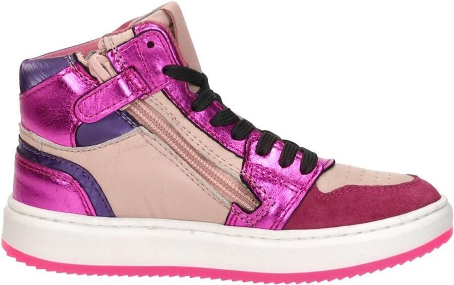KEQ Veterschoen hoog Veterschoen hoog fuchsia
