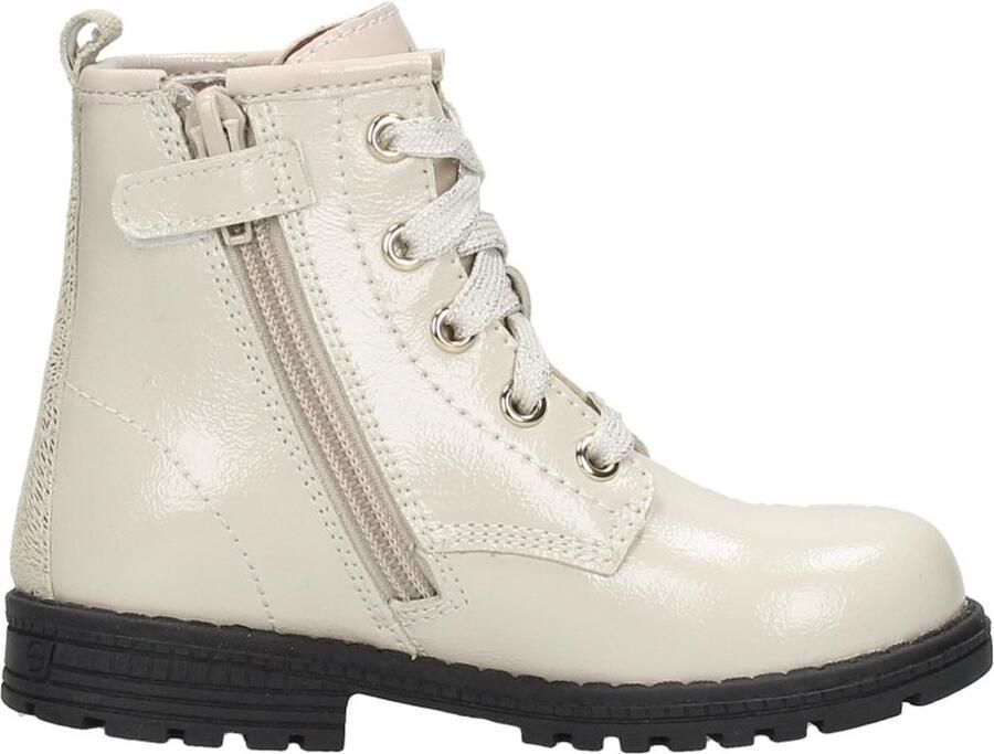 KEQ Veterschoen hoog Veterschoen hoog gebroken wit - Foto 4