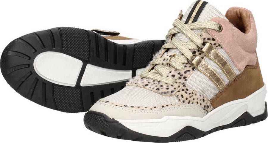 KEQ Veterschoen hoog Veterschoen hoog gebroken wit - Foto 16