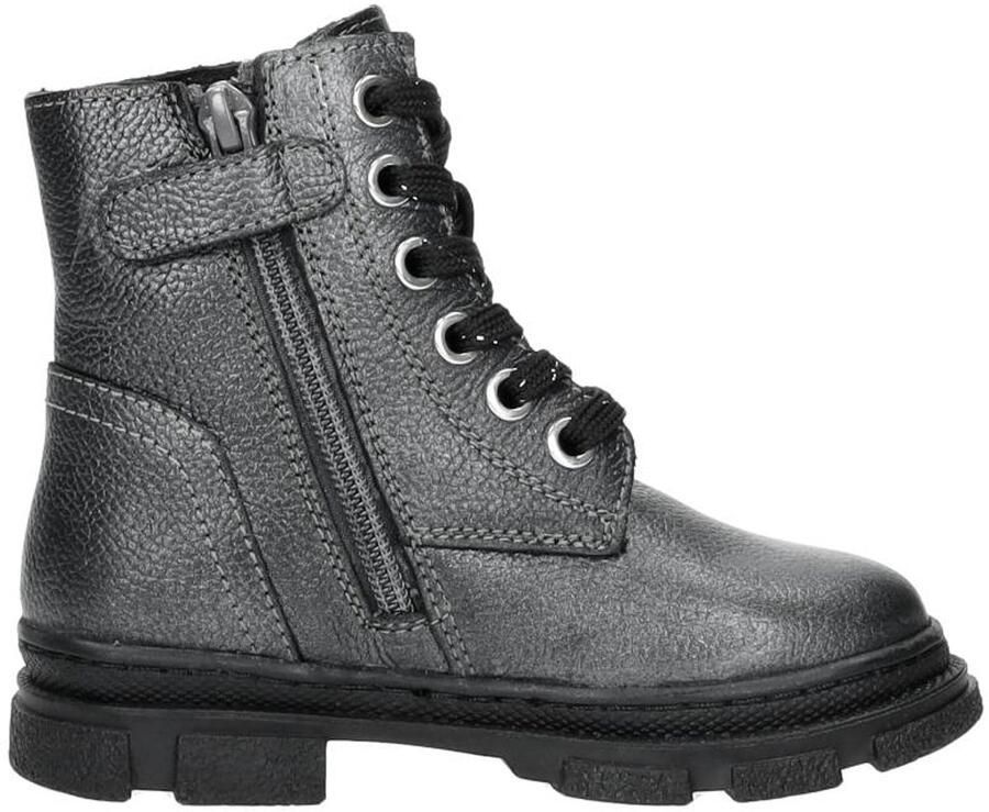 KEQ Veterschoen hoog Veterschoen hoog Zilverkleur