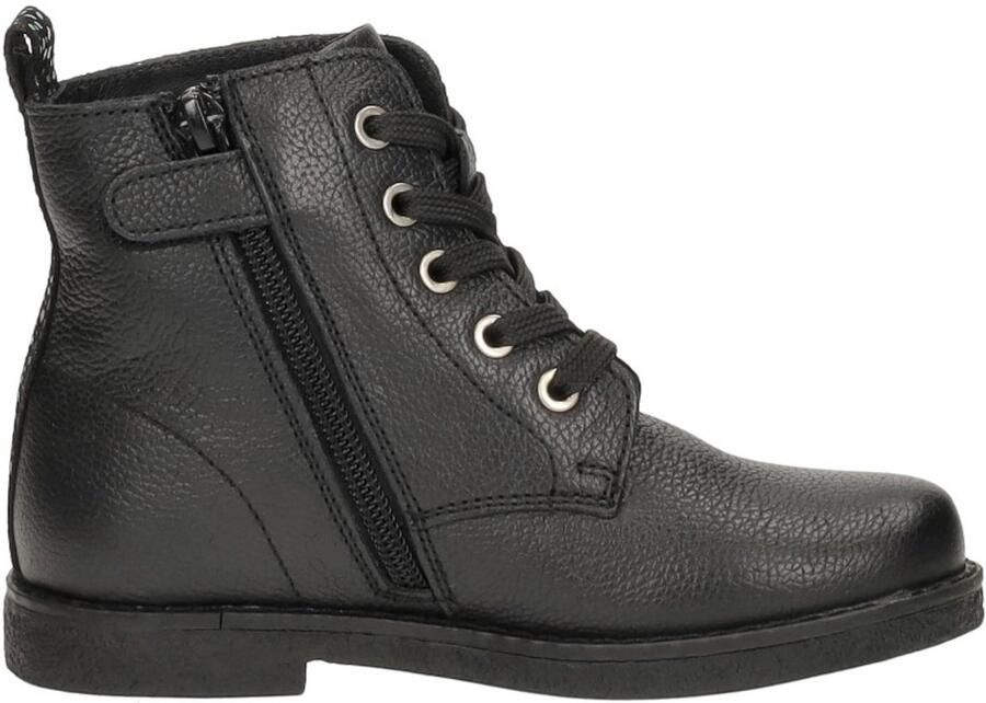 KEQ Veterschoen hoog Veterschoen hoog zwart