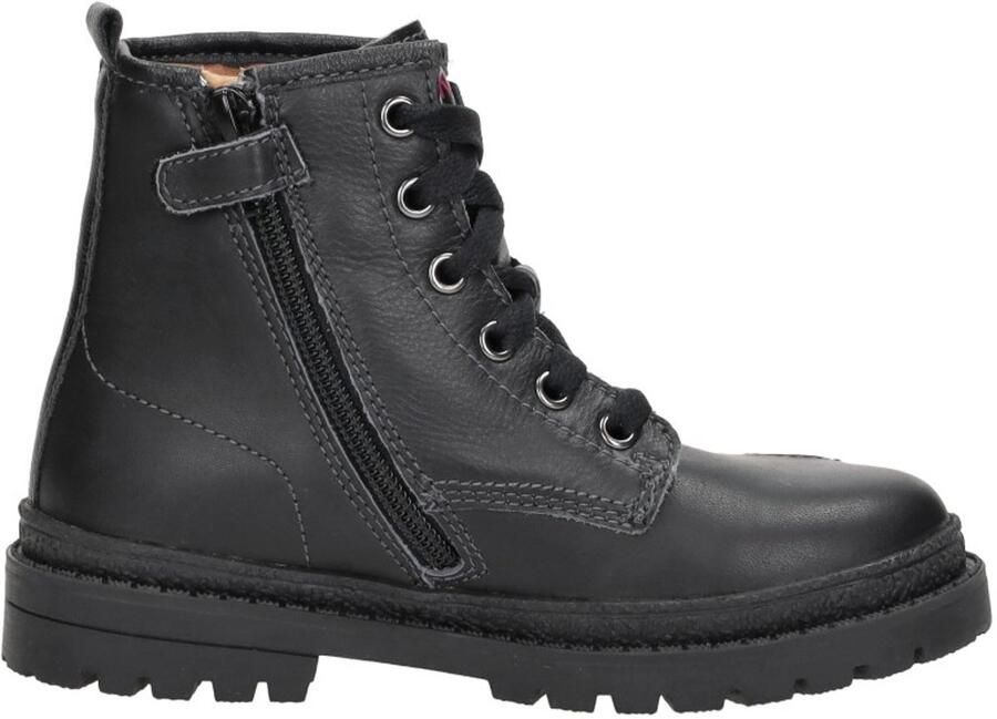 KEQ Veterschoen hoog Veterschoen hoog Zwart