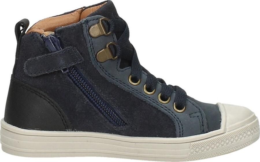 KEQ Veterschoenen Hoog Veterschoenen Hoog blauw