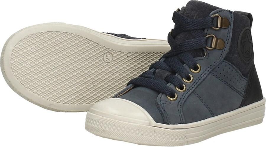 KEQ Veterschoenen Hoog Veterschoenen Hoog blauw - Foto 17
