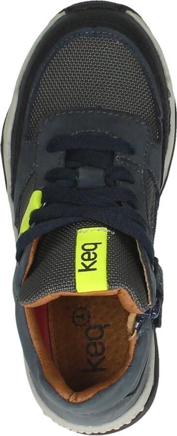 KEQ Veterschoenen Hoog Veterschoenen Hoog blauw - Foto 20