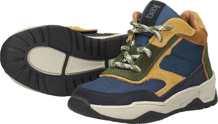 KEQ Veterschoenen Hoog Veterschoenen Hoog blauw - Foto 16