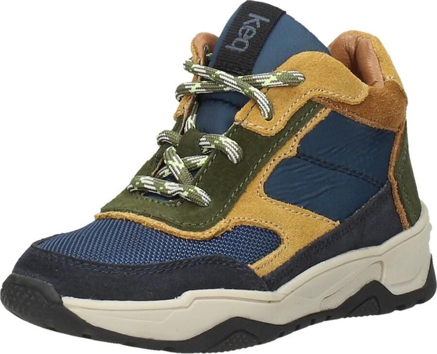 KEQ Veterschoenen Hoog Veterschoenen Hoog blauw - Foto 2