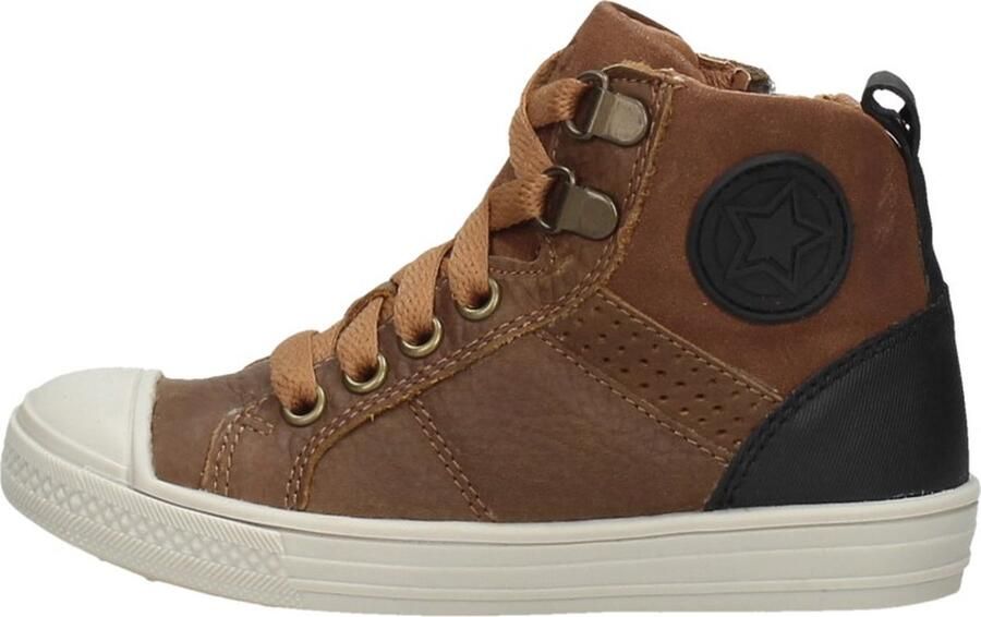 KEQ Veterschoenen Hoog Veterschoenen Hoog Cognac - Foto 9