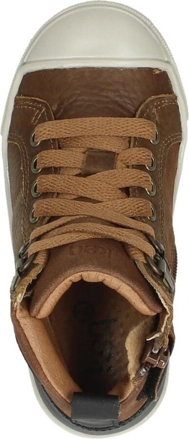 KEQ Veterschoenen Hoog Veterschoenen Hoog Cognac - Foto 16