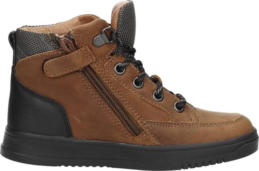 KEQ Veterschoenen Hoog Veterschoenen Hoog Cognac - Foto 6
