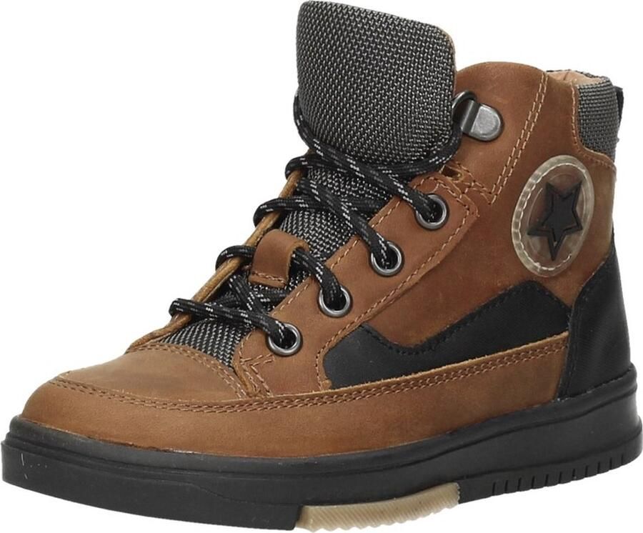 KEQ Veterschoenen Hoog Veterschoenen Hoog Cognac