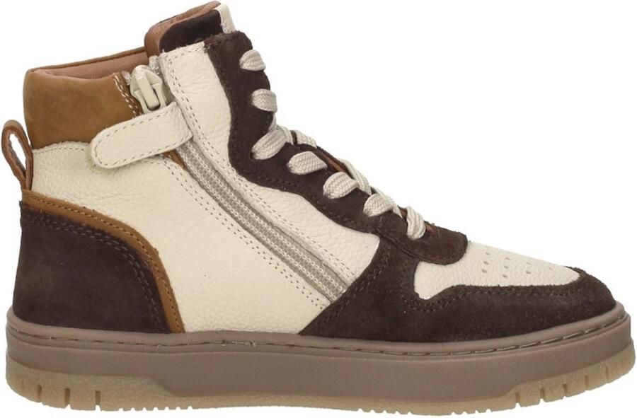 KEQ Veterschoenen Hoog Veterschoenen Hoog Donkerbruin