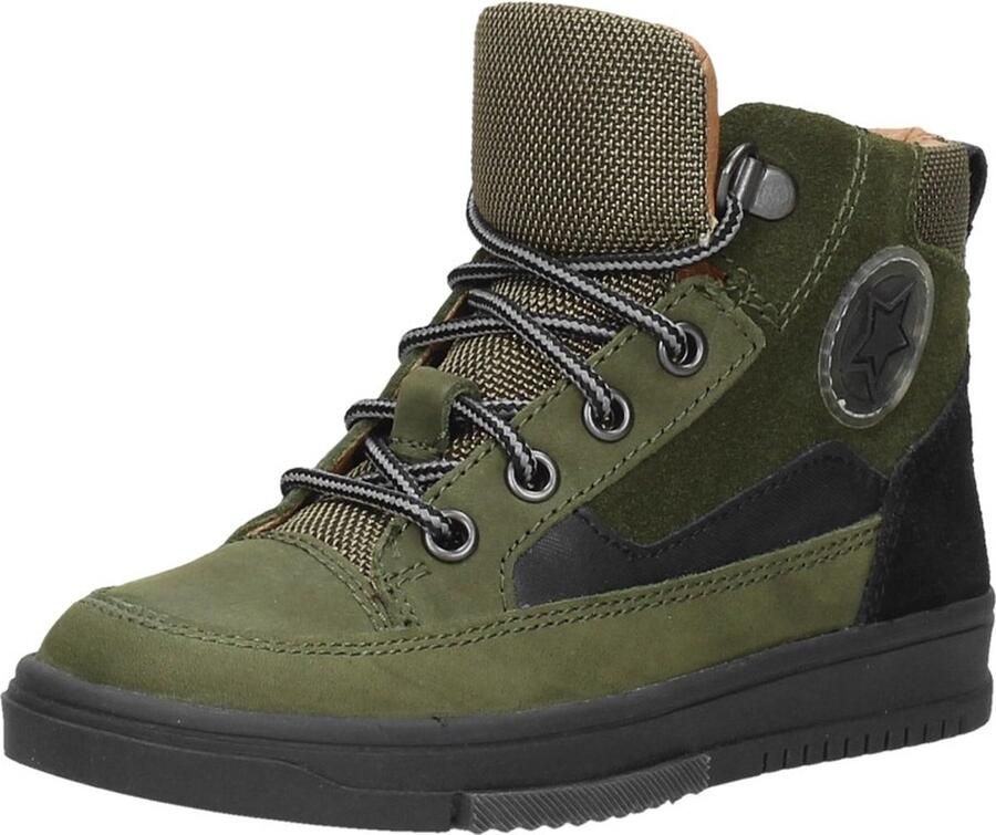KEQ Veterschoenen Hoog Veterschoenen Hoog groen