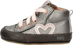 KEQ Meisjes Baby schoentjes Meisjes Baby schoentjes zilver