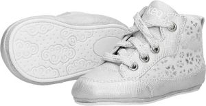 KEQ Meisjes babyschoentjes Meisjes Baby schoentjes zilver