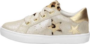 KEQ Meisjes veterschoenen Lage Schoenen beige