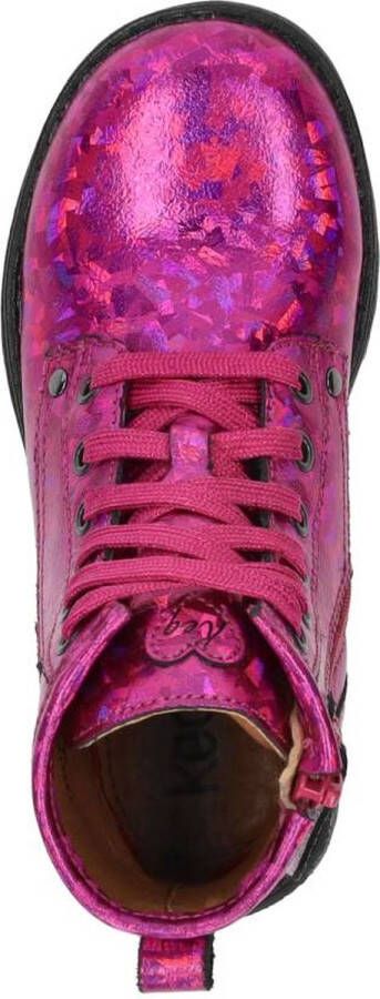 KEQ Veterschoen hoog Veterschoen hoog fuchsia