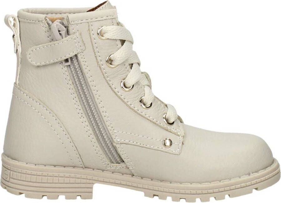 KEQ Veterschoen hoog Veterschoen hoog Gebroken wit