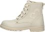 KEQ Veterschoen hoog Veterschoen hoog gebroken wit - Thumbnail 1