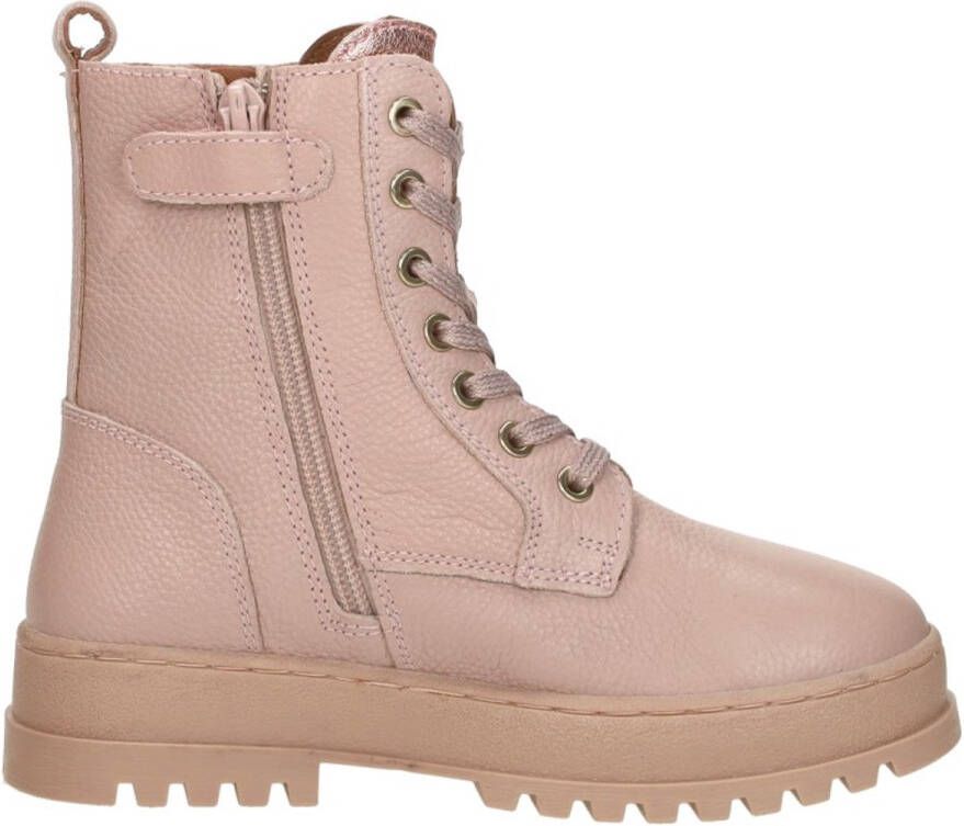 KEQ Veterschoen hoog Veterschoen hoog Roze - Foto 2