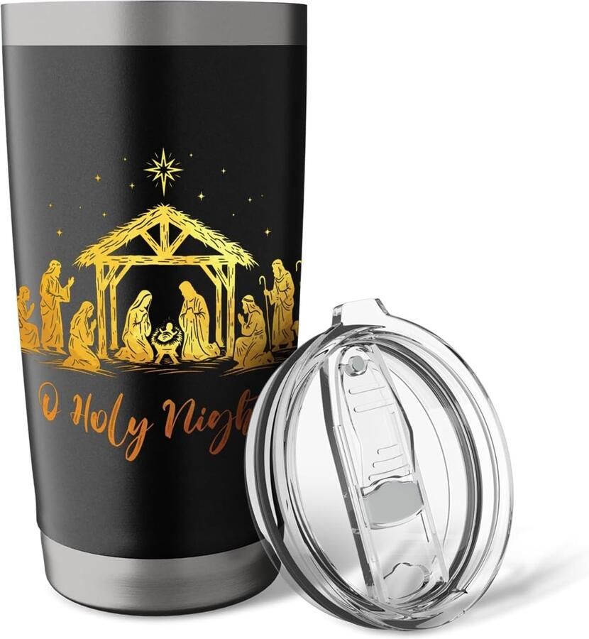 Kerstgeschenk: Dubbelwandige Thermobeker