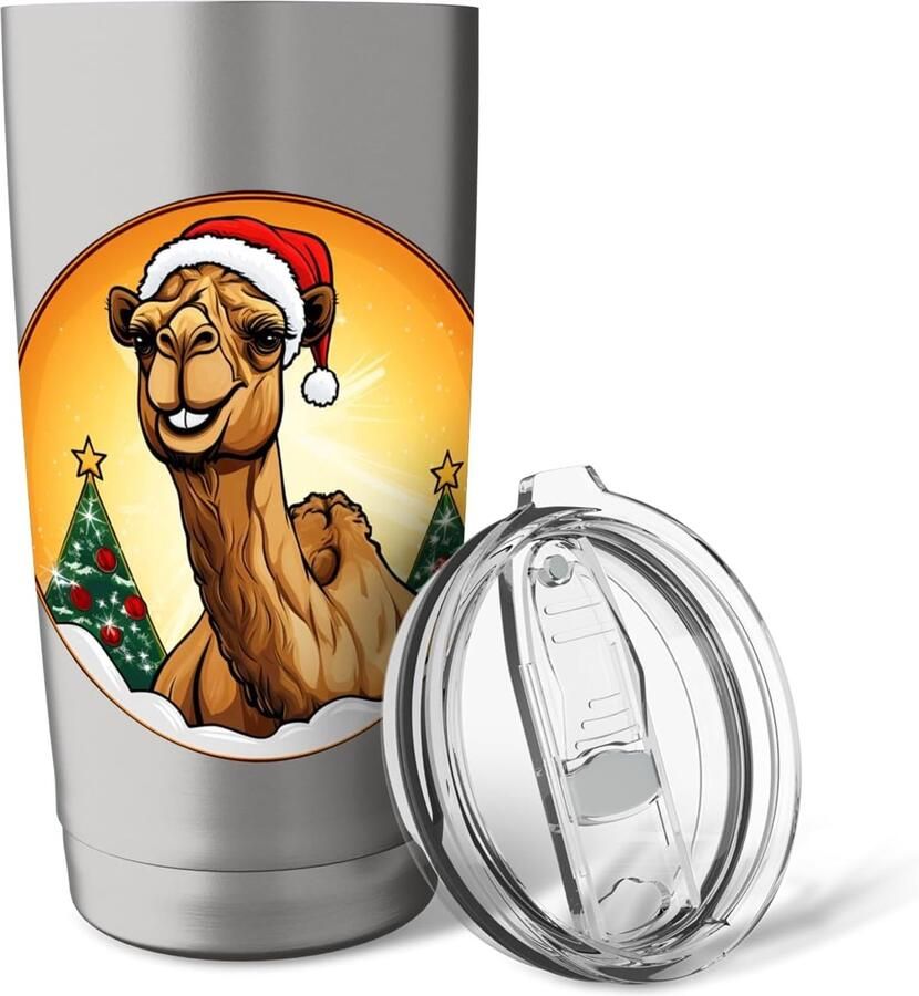Kerstman Kamel Thermosbeker