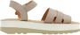Kickers Modieuze Gesp Sluiting Platte Sandalen Brown Dames - Thumbnail 1