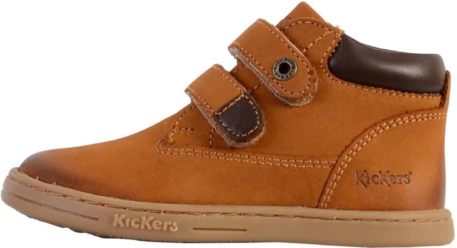 Kickers Baskets A Scratch en cuir Enfant Tackeasy