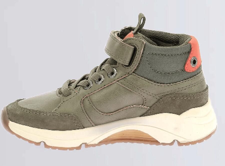 Kickers Jongens Sneaker Runrun High Kaki