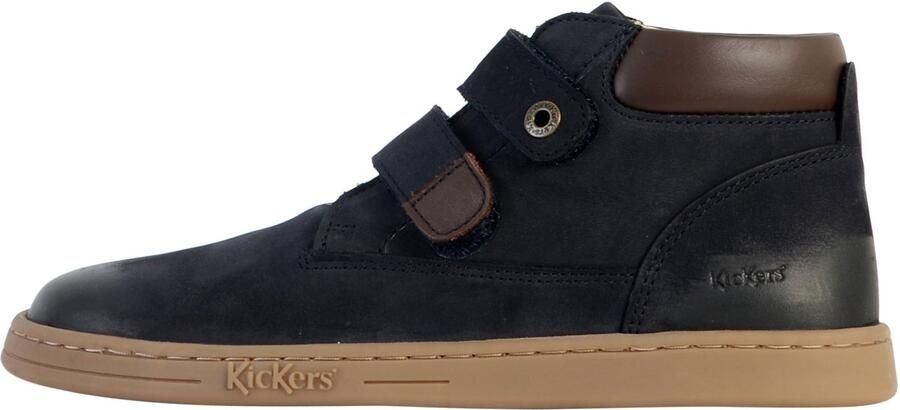 Kickers Junior Tackesay leren sportschoenen